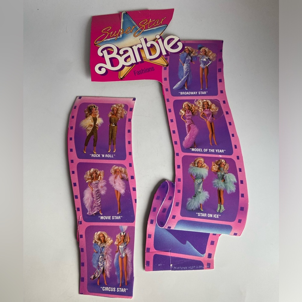 Barbie Super Star Fashions Packaging